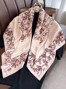 1 chiếc khăn vuông bằng satin in họa tiết tre, kích thước 90cm dành cho nữ - Khăn trùm đầu, khăn quàng cổ, khăn bandana và khăn choàng sang trọng. - Nhiều màu - Xem 6