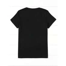 Women T-Shirts - Black - View 2