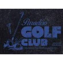 Camiseta Vintage Lavada del Club de Golf Paradiso - Algodón de 230g, Cuello Redondo Holgado, Diseño Retro de Golf JW05 - Negro - Ver 3