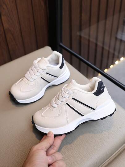 Lightweight Leather Breathable Sneakers, Baby/Toddler Boys/Girls Running Shoes, New Kids Shoes