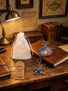 3pcs/Set Independence Day Party Favors & Souvenirs - 250pcs Commemorative Keychains, Ideal For Independence Day Themed Parties - A - View 8