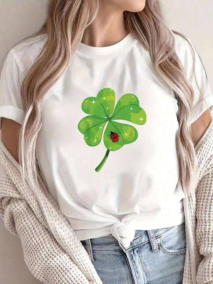 Dam-T-shirts - Vitt - Visa 1