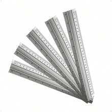 Decore Facil Réguas Alumínio 30cm Escolar Centímetros Polegadas Volta as Aulas Escritório Papelaria Inoxidável - 30cm - Visão 10