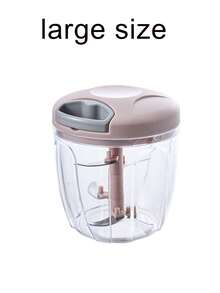 1pc Extra-Large Capacity Manual Food Chopper, Multi Functional Garlic Masher, Portable Hand Pull String Garlic Mincer Onion Cutter, (Two Sizes Available)Vegetable Cutter, Manual Food Chopper, Vegetable Chopper, Meat Chopper, Garlic Crusher, Meat Masher, Creative Fruit Grinder, Kitchen Gadgets - Multicolor - View 12