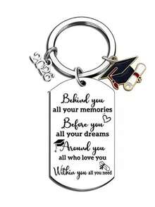 2026 Graduation Gift For Him, 2026 Graduate Keychain, University College Middle School Senior Master Commemorative Item Gifts For Mother, Father, Graduation, And Teacher - Multicolor - View 13