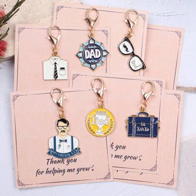 Bộ 6 món quà nhỏ hình trái tim chủ đề "Cảm ơn bố đã giúp con trưởng thành". Thích hợp làm quà tặng Ngày của Cha, quà sinh nhật, quà kỷ niệm, trang trí tiệc. Một món quà Ngày của Cha độc đáo, sự lựa chọn sáng tạo hàng đầu. Dành tặng bố, ông và anh em trai của bạn.