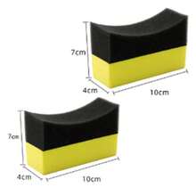 1 miếng bọt biển đánh bóng, làm sạch xe hơi - A - Xem 8