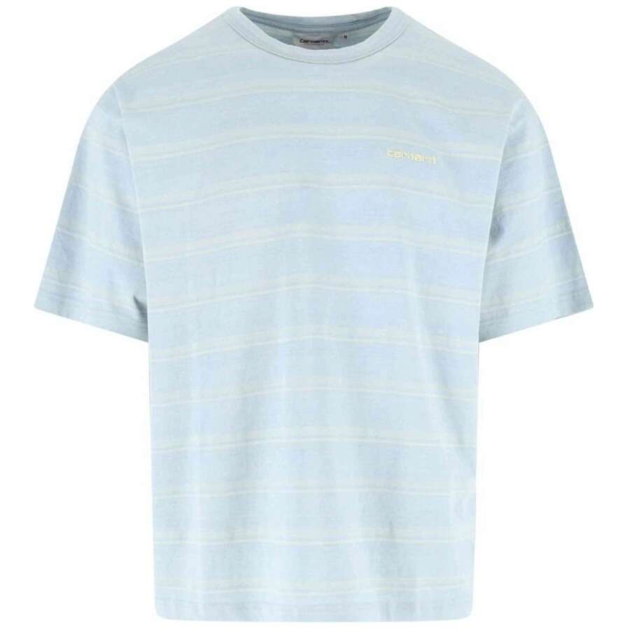 Carhartt Wip تي شيرت رجالي بأكمام قصيرة I036183-3PZ5X باللون الأزرق - الأزرق - مشاهدة 1