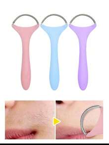 3pcs/1pc Painless Facial Hair Remover, Portable Spring Roller Epilator, Spring-Loaded Depilation Tool, Lightweight Hair Removal Device, Suitable For Men And Women, Stainless Steel Spring Threaded Facial Hair Removal Tool, Body Hair Remover, Facial Hair Remover, Suitable For Removing Excess Hair On Lips, Chin, Neck, Arms And Legs - / - View 5