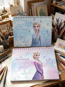 Disney Hộp bút vải, ví đựng tiền xu dễ thương, hộp đựng văn phòng phẩm chủ đề bé gái đáng yêu, túi đựng đồ chất lượng cao, hộp đựng văn phòng phẩm chủ đề bé gái chất lượng cao, túi đựng văn phòng phẩm chất lượng cao, sổ phác thảo xoắn ốc hoạt hình chất lượng cao, album nghệ thuật dày, sổ phác thảo, album nghệ thuật trống dành cho học sinh, sách vẽ, sách graffiti, sách hội họa, sổ phác thảo nghệ thuật màu dày, không trong suốt. - Nhiều màu - Xem 3