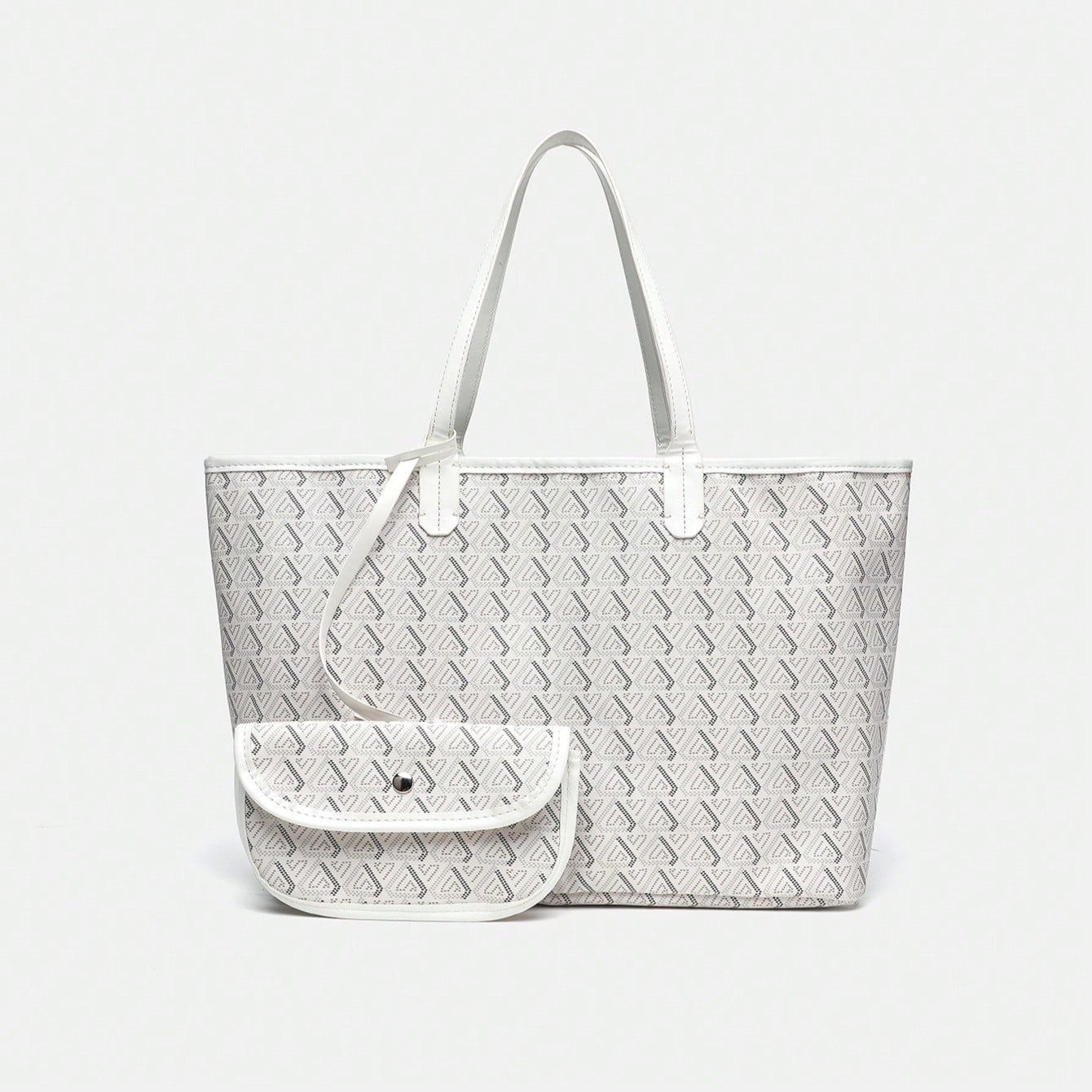 Conjunto de bolso tote de hombro de moda para mujer, bolso de mano de mujer con apertura superior, bolso tote multifuncional de gran capacidad y estil