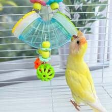 1pc Multi-Functional Interactive Parrot Feeder Toy, Suitable For Chewing, Playing, Cage Decor And Training - View 10