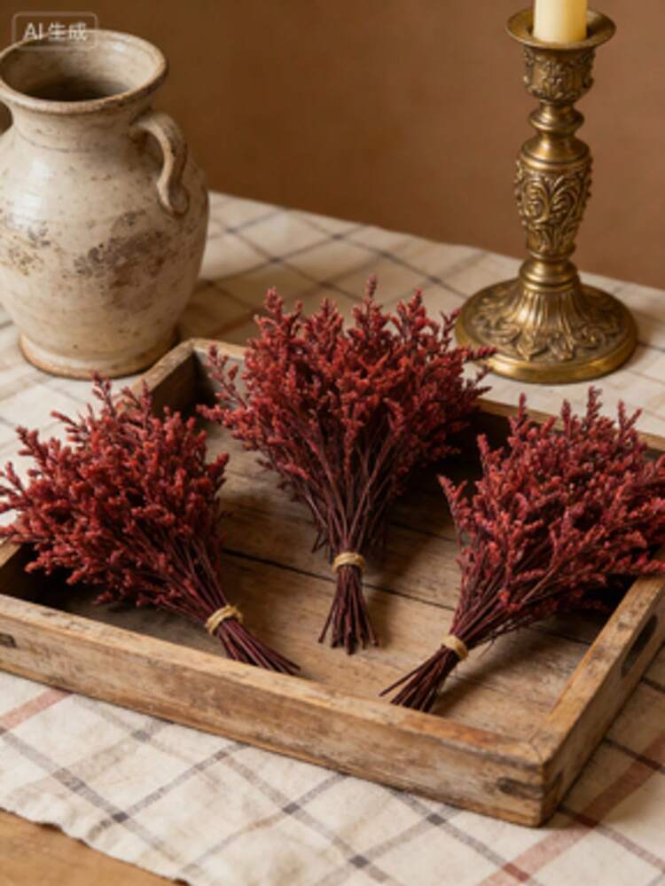 25/50/100 bông hoa baby's breath mini màu trắng nhân tạo, trang trí bình hoa màu ngà cho đám cưới, nhà cửa, văn phòng, tiệc tùng, sân vườn, làm thiệp, DIY - Cỏ tình yêu đỏ - Xem 5