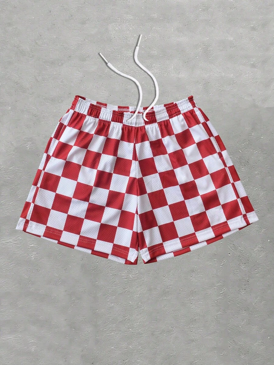 Men's Statement Print Shorts Fashion Designer Patterned Casual Daily Wear Shorts - Multicolor - View 1