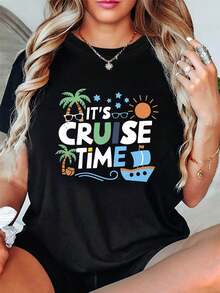 Women T-Shirts - Black - View 6