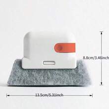Limpia fácilmente los pequeños espacios y marcos con el cepillo universal de limpieza para rieles de ventanas - ¡Perfecto para encimeras de cocina y talla grande! - A - Ver 4
