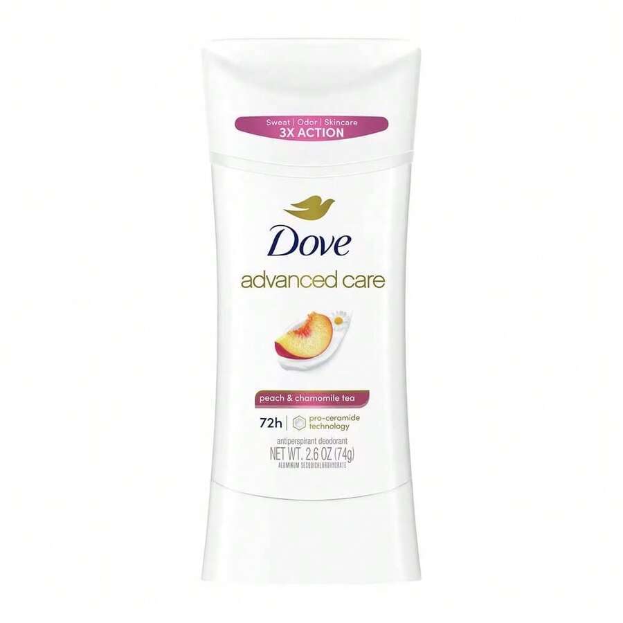 Dove Advanced Care 72 Hour Antiperspirant Deodorant Peach And Chamomile Tea 2.6oz / 74g - Trà đào và hoa cúc - Xem 1