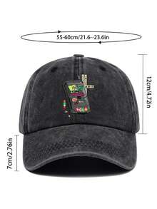 1顶翻盖卡车印花帽，时尚耐用的涤纶材质，可调节帽带设计，柔软帽冠，佩戴舒适，精致的日常配饰，适合宠物爱好者和时尚达人，欧美风格，多种颜色可选，宠物主题设计，多功能日常配饰，宠物爱好者礼物，适合旅行、约会、聚会、钓鱼、高尔夫等各种活动，也是返校季、万圣节、母亲节的理想礼物。 - A - 查看 4