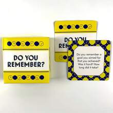 Do You Remember Nostalgic Memory Question Card Game, Fun Conversation Interactive Table Game, Portable Gathering Playing Cards For Family Night Friend Reunion Holiday Party Indoor Leisure Entertainment - Multicolor - View 7