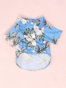 1 pieza Camisa ajustada sin estiramiento para mascotas, adecuada para gatos y perros pequeños para usar en casa y al aire libre en primavera y verano (El tamaño del producto es pequeño, se recomienda pedir 1-2 tallas talla grande) - Multicolor - Ver 7