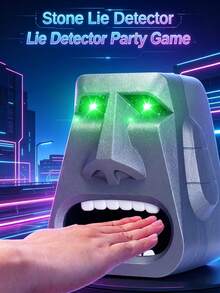 1pc Dual-Mode Lie Detector Game, Truth Or Dare Party Prank Toy, Stress Relief Interactive Game For Teenagers - Multiple Options Available - View 6