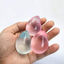 1 món đồ chơi bóp hình giọt nước lấp lánh mềm mại, màu ngẫu nhiên, chất liệu thạch trong suốt, giúp giảm căng thẳng, thích hợp làm quà tặng Giáng sinh, Lễ Phục sinh, sinh nhật và phần thưởng trong lớp học. - Nhiều màu - Xem 11