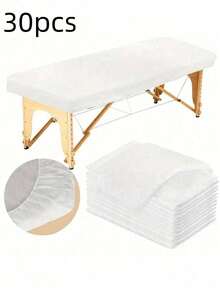 1/10/20/30 chiếc Tấm phủ giường massage dùng một lần, thoáng khí, thích hợp cho massage, spa và các liệu pháp làm đẹp, bao gồm cả xăm hình (Màu trắng) - Nhiều màu - Xem 10