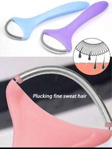 3pcs/1pc Painless Facial Hair Remover, Portable Spring Roller Epilator, Spring-Loaded Depilation Tool, Lightweight Hair Removal Device, Suitable For Men And Women, Stainless Steel Spring Threaded Facial Hair Removal Tool, Body Hair Remover, Facial Hair Remover, Suitable For Removing Excess Hair On Lips, Chin, Neck, Arms And Legs - / - View 7