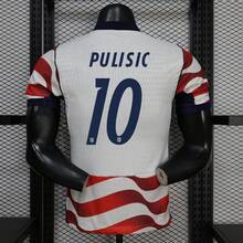 2026 World Cup USA National Team Jersey, Short Sleeve Football Fan & Player Edition - USA Home Game #10 - View 3