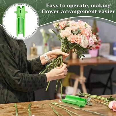 Dụng cụ gỡ gai hoa hồng, dụng cụ tỉa hoa, dụng cụ cắt và bóc vỏ hoa, dụng cụ tỉa cành, dụng cụ bóc vỏ hoa hồng, thích hợp cho các cửa hàng hoa và vườn nhà, có ba màu để lựa chọn: vàng, xanh lá cây và đỏ.