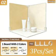 3pcs Photo Backdrop Board 24x24cm Waterproof Solid Color Photography Background Boards Still Life Food Jewelry Cosmetics Manicure Photo Props - View 10