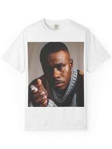 DaB1aby Graphic T1EE T1S1Hirt - 白色 - 查看 1