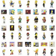 Bộ 50 miếng dán graffiti Simpson, nhãn dán chống thấm nước cho hành lý, vali du lịch, máy tính, lều | Quà lưu niệm tiệc tùng, quà tặng nhỏ bất ngờ, giá cả phải chăng - Nhiều màu - Xem 6