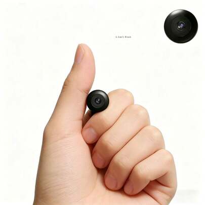 Caméra de mini D17, caméra WiFi intérieure/extérieure 1080P HD pour bébé/animal de compagnie/nounou, caméra IP avec visionnage à distance pour la via application pour téléphone iOS et Android