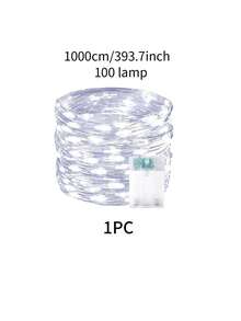1M 2M 3M 5M 10M 銅線 LED 燈串,仙女燈花環,適用於聖誕樹、婚禮、派對裝飾 - 彩色 - 查看 18