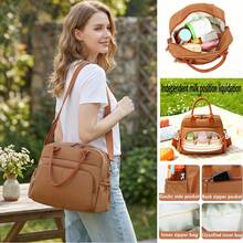 1pc Solid Color Minimalist Maternity Bag, Shoulder Crossbody Diaper Bag, Multi-Functional Fashion Storage Bag, Lightweight Travel Bag For Pregnant Women - Multicolor - View 2