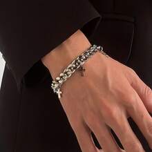 Cross Pendant Bracelet - Vòng đeo tay - Xem 2