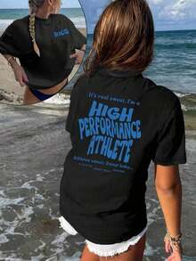 Women T-Shirts - Black - View 6