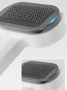 Bàn chải chải lông thú cưng tiện dụng, lược kim mềm mại thân thiện với da, dễ dàng vệ sinh, loại bỏ lông rụng và rối cho mèo con và chó con. - Nhiều màu - Xem 5