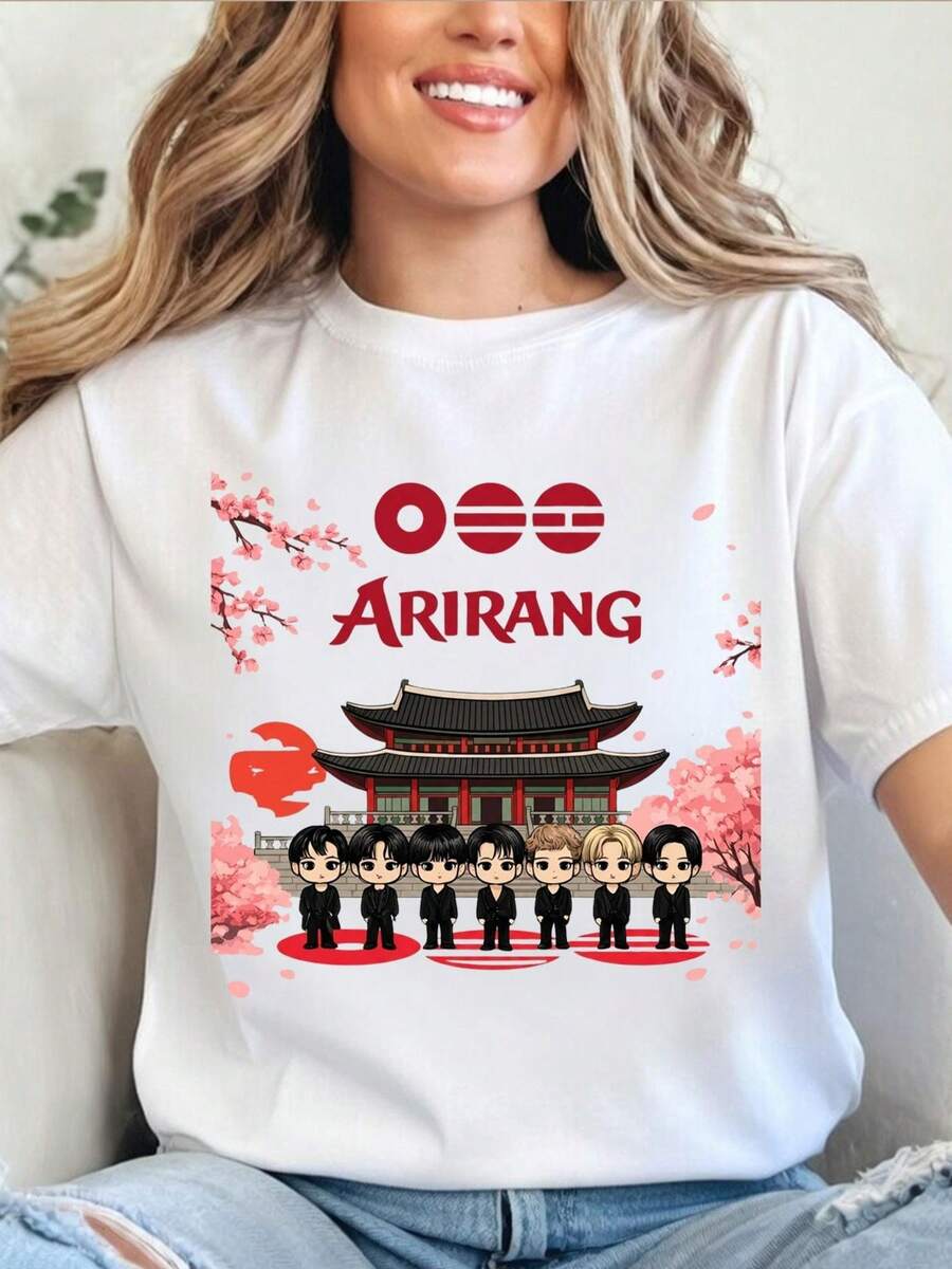 Arirang World Tour 2026 Tshirt - White - View 1