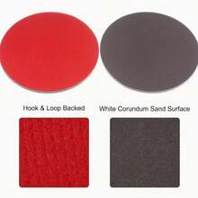 20pcs/Set 5-Inch Sponge Sanding Blocks - Ultra-Fine Sponge Sanding Pads With Cleaning Brush, Soft Foam Sanding Blocks, Wet/Dry Sandpaper Combination Suitable For Model, Drywall, Metal, Wood And Furniture Polishing - Red - View 9