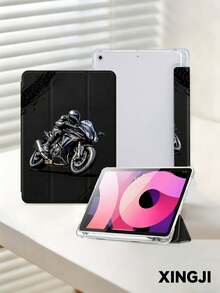 1 chiếc ốp bảo vệ máy tính bảng đồ họa Turbo, tương thích với iPad 10.2" thế hệ thứ 10/ (A16) 11" thế hệ thứ 11 2025, Pro 11" 2021/2020, Galaxy Tab A8 10.5" 2022, tích hợp khe cắm bút cảm ứng, chống rơi, giá đỡ máy tính bảng, tự động tắt/mở màn hình, món quà tuyệt vời cho gia đình và bạn bè. - Nhiều màu - Xem 2