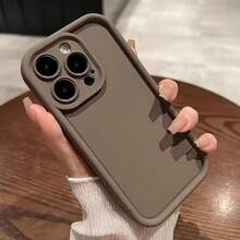 Funda protectora a prueba de golpes compatible con iPhone 17e, funda trasera suave mate compatible con iPhone 17 Pro Max, 16, 15, 14, 13, Plus, 12, 11, Mini - marrón frío - Ver 5