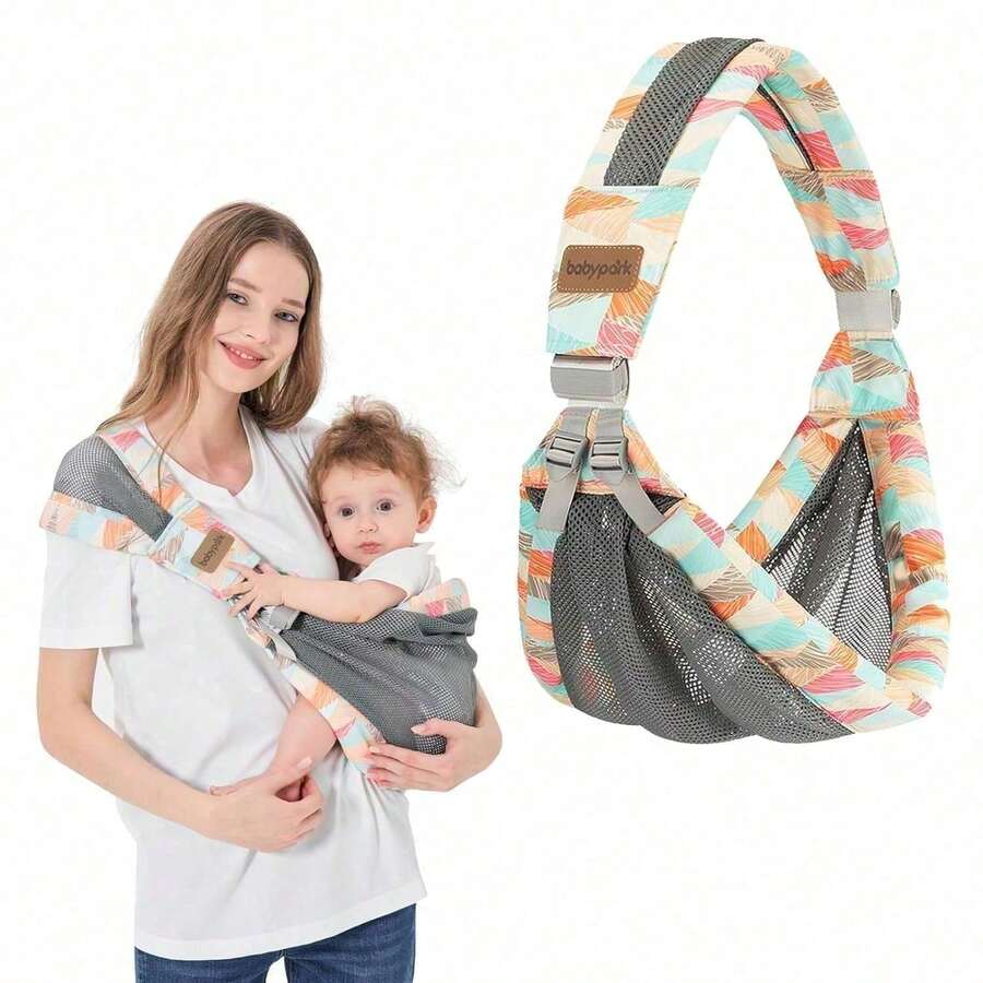Baby Carrier For Newborns From Birth, On The Go Multifunctional, For Babies From 0 To 36 Months, Toddlers Up To 15 Kg - 幾何色彩 - 查看 1