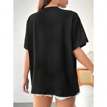 Dam-T-shirts - Svart - Visa 2