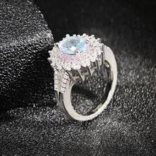 MOONSO 1pc New Fashionable Elegant Cubic Zirconia Inlaid Women's Wedding/Party Ring R5012 - R5012 - View 4