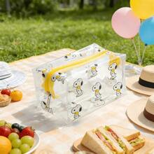 1 chiếc túi đựng đồ đa năng bằng nhựa PVC trong suốt hình Snoopy, thích hợp làm quà tặng sinh nhật, tốt nghiệp, ngày Valentine, ngày của Mẹ. - Nhiều màu - Xem 3