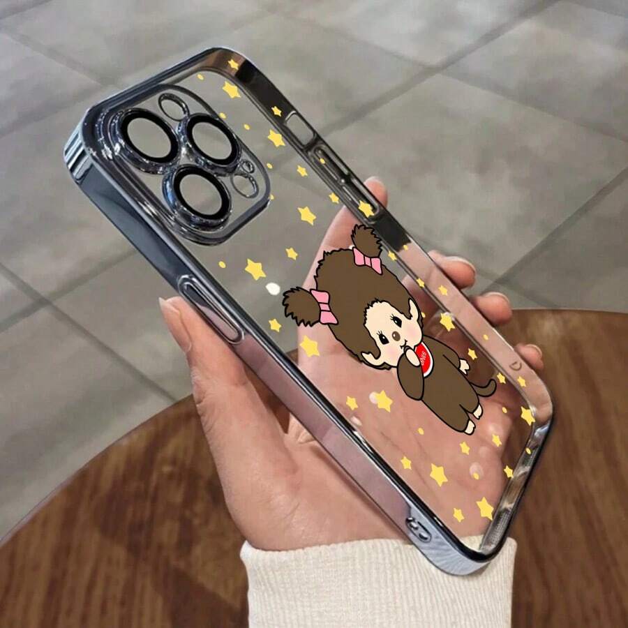 スマホケース TPUケース メッキ加工 レンズ保護カバー付き シンプルデザイン おしゃれデザイン 大人上品 メッキTPU 全面保護 耐衝撃 傷防止 カメラレンズ保護 レンズ全体保護 17pro Max/17pro/17/11/12/13/14/15/15Pro/15PluS/15Pro Max/16/16Pro/16PluS/16Pro Max/MIN/X/XR 対応 インスタ映え 贈り物に最適 - 淡蓝色 - チェックする 1