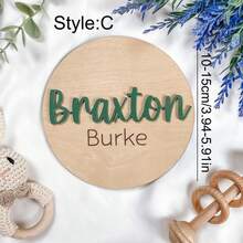 Custom Baby Arrival Announcement Sign, Baby Name With Birth Stats, Baby Name Reveal, Personalized Baby Announcement Sign, Sign For Hospital - C - Birth Tag - View 6