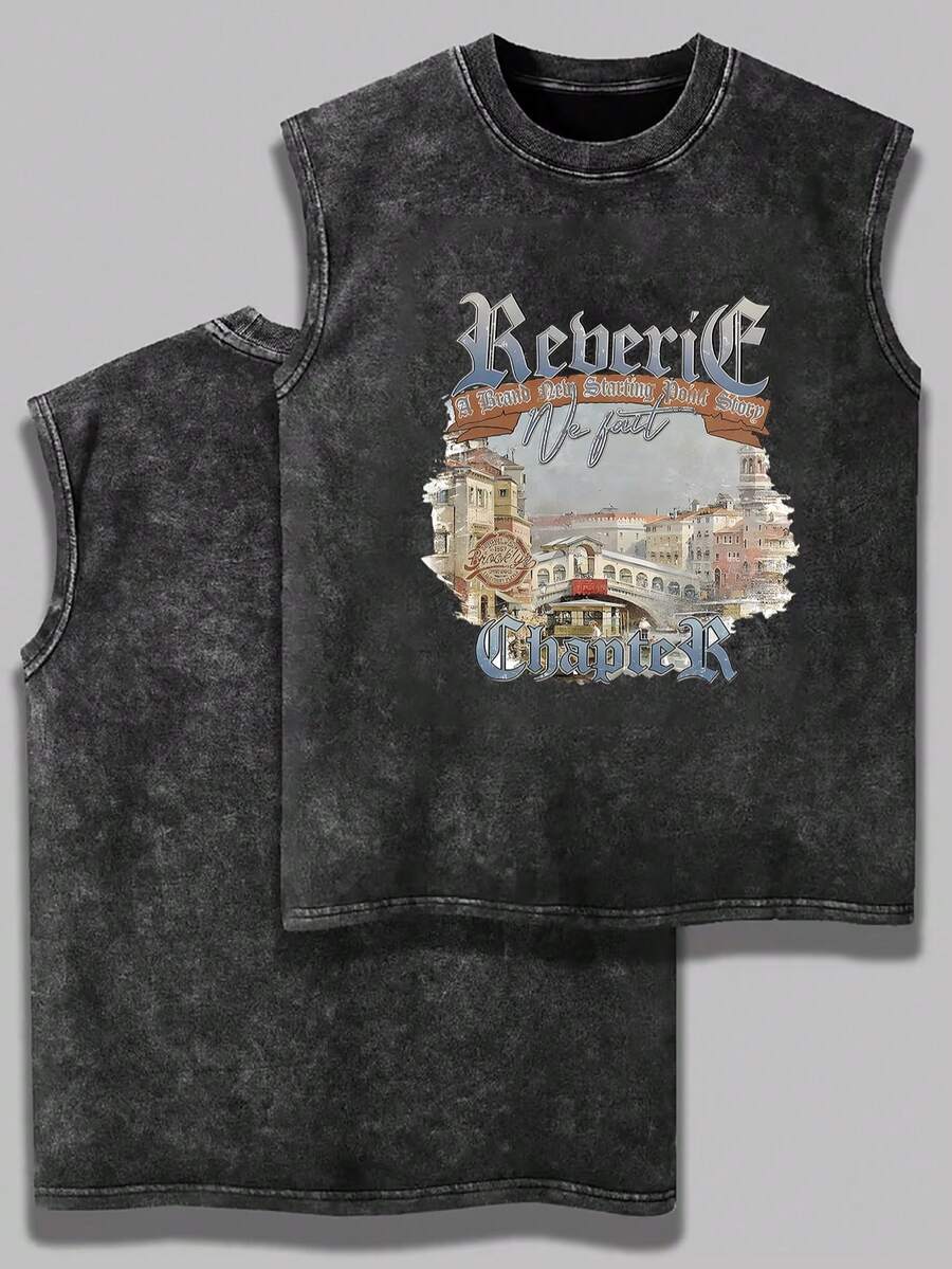 Camisetas de tirantes para hombre - Negro - Ver 1
